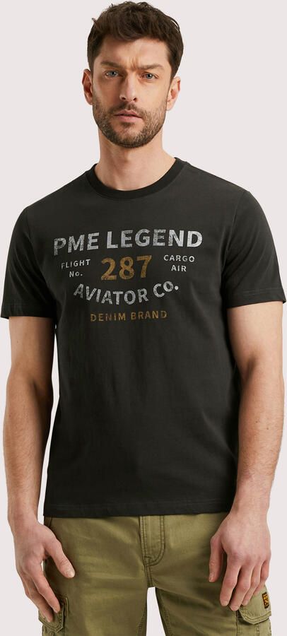 PME Legend regular T-shirt antraciet - Foto 4
