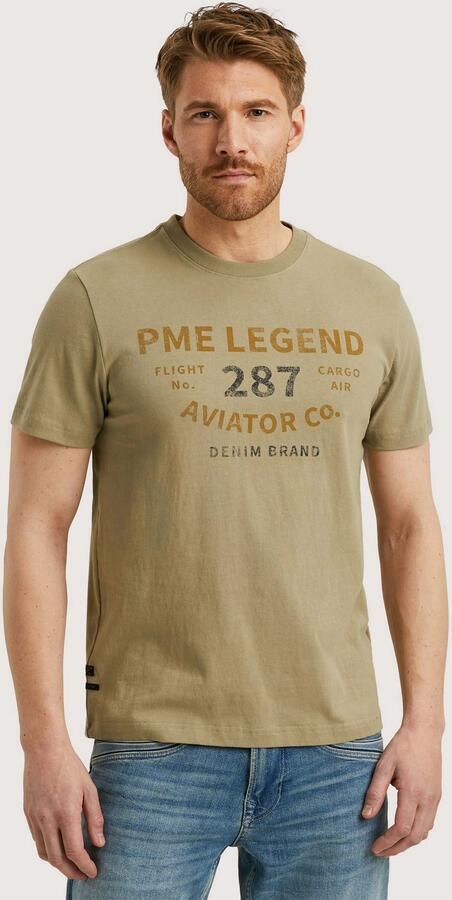 PME Legend regular T-shirt beige - Foto 4