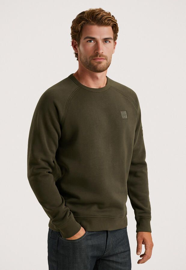 PME Legend Sweatshirt met labelstitching - Foto 3