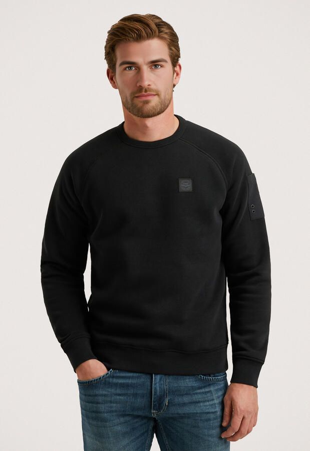 PME Legend Sweatshirt met labelstitching