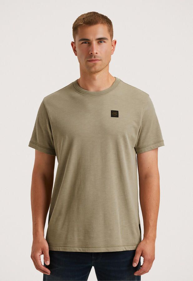 PME LEGEND Heren Polo's & T-shirts Heavy Slub Jersey Beige - Foto 5