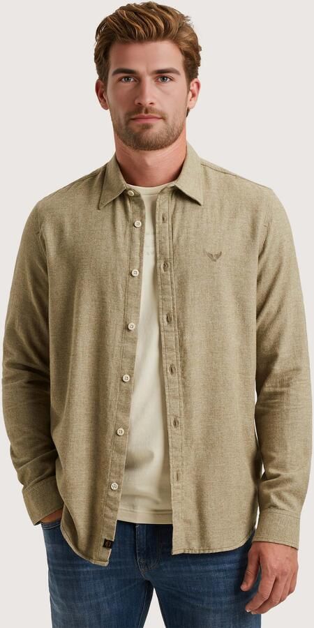 Pme legend Overhemd Met Allover Structuur