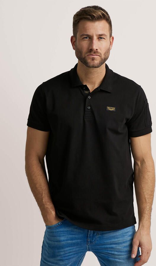 PME LEGEND Heren Polo's & T-shirts Trackway Polo Zwart - Foto 9