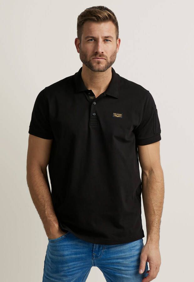 PME LEGEND Heren Polo's & T-shirts Trackway Polo Zwart - Foto 10