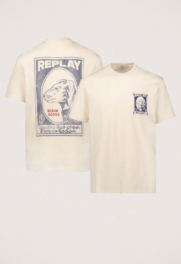 Replay Print T-shirt