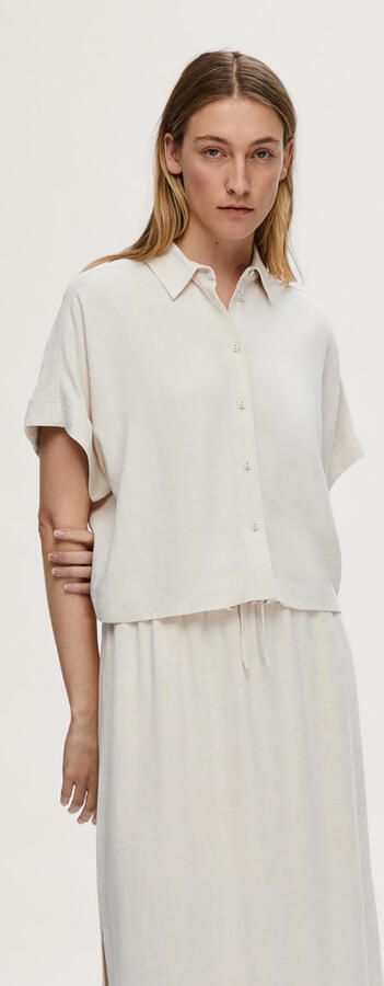 Selected femme Viva Cropped Blouse