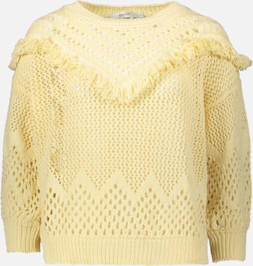 Summum Fringe Acryl Knit Sweater