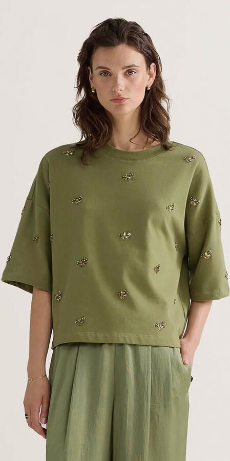 Summum Embellished Sweatshirt 3 4