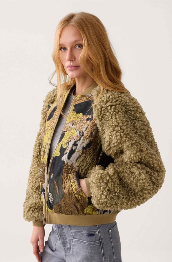 Summum Jacquard Bomber Jacket