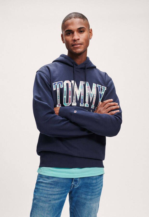 Tommy Jeans Regular Tartan Hoodie