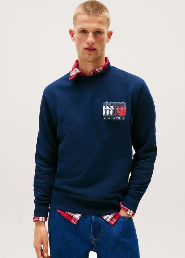 Tommy Jeans Flag Crew Sweater