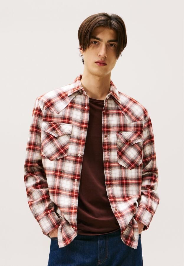 Tommy Jeans Geruit Flanel Overhemd