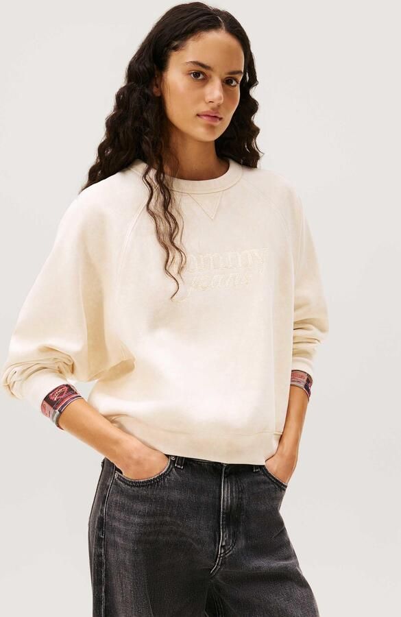Tommy Jeans Raglan Script Sweater