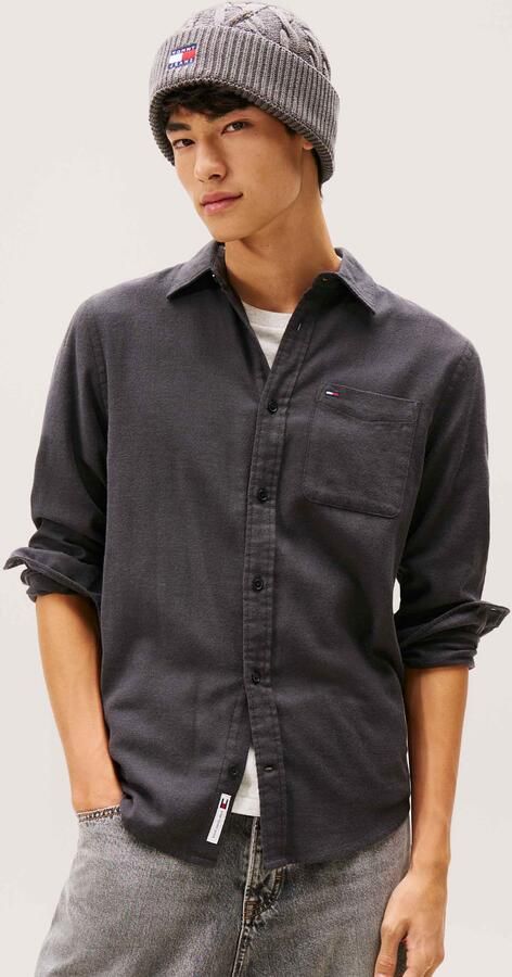 Tommy Jeans Regular Fit Flanellen Overhemd