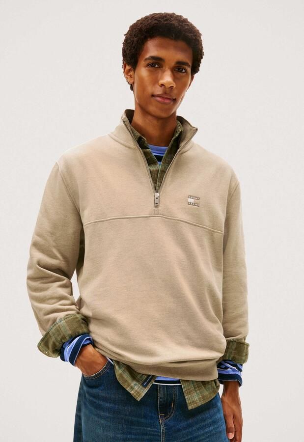 Tommy Jeans Trui Met Kwart-Rits