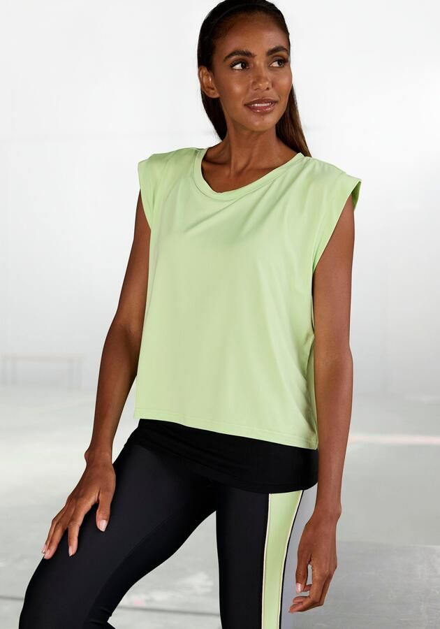 Active by Lascana 2-in-1-shirt -Sportshirt in dubbele laag look - Foto 8