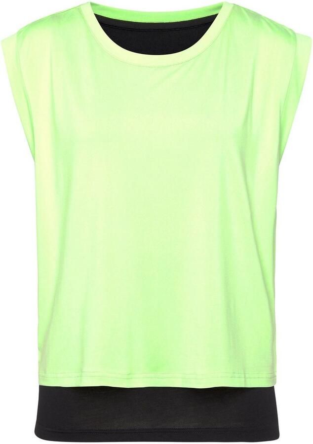 Active by Lascana 2-in-1-shirt -Sportshirt in dubbele laag look - Foto 2