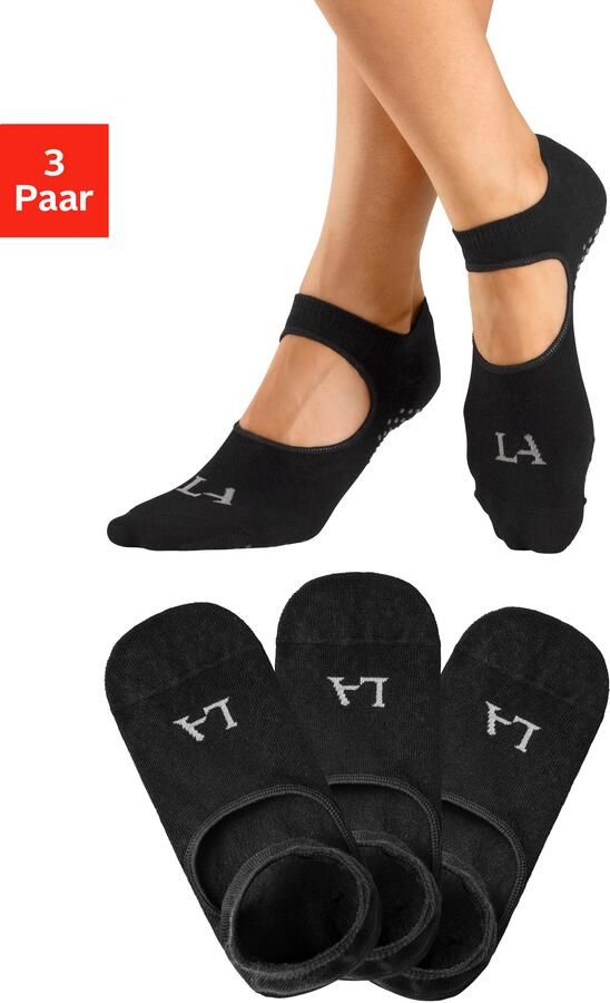 Active by Lascana ABS-sokken met uitsparing op de wreef (set 3 paar) - Foto 8