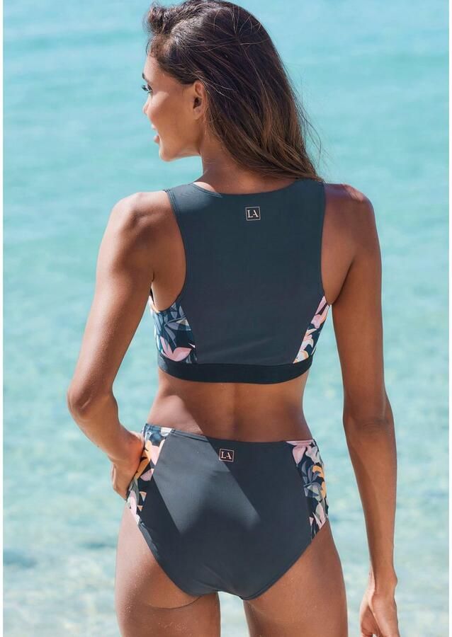 Active by Lascana Crop-bikinitop WAVE met ritssluiting voor - Foto 4