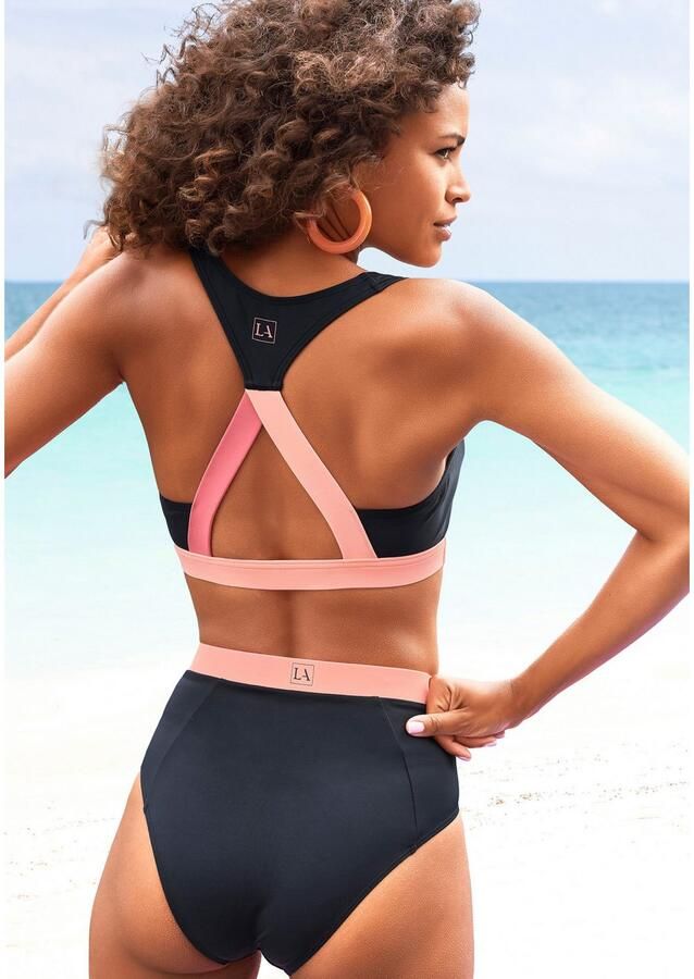 Active by Lascana Bustierbikinitop Janni met contrastkleurige details - Foto 3