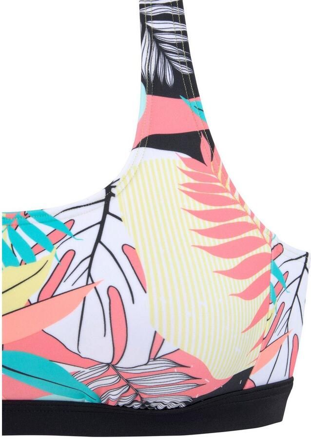 Active by Lascana Highwaist-bikinibroekje Layne met contrastkleurige band - Foto 4