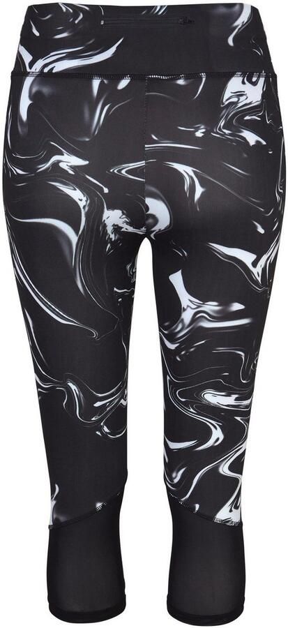 Active by Lascana Caprilegging Black Marble Sportbroek met brede band - Foto 6