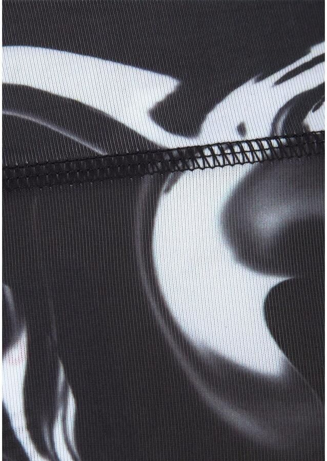 Active by Lascana Caprilegging Black Marble Sportbroek met brede band - Foto 2