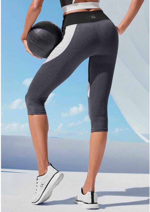 Active by Lascana Caprilegging Sportbroek in colourblocking ontwerp - Foto 4