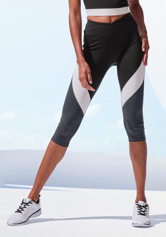 Active by Lascana Caprilegging Sportbroek in colourblocking ontwerp - Foto 5