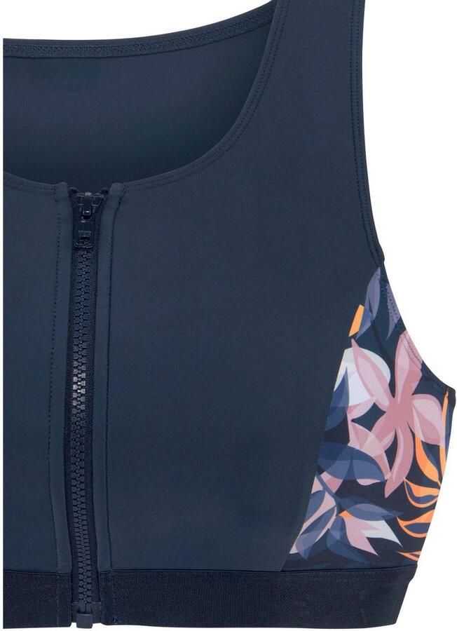 Active by Lascana Crop-bikinitop WAVE met ritssluiting voor - Foto 3