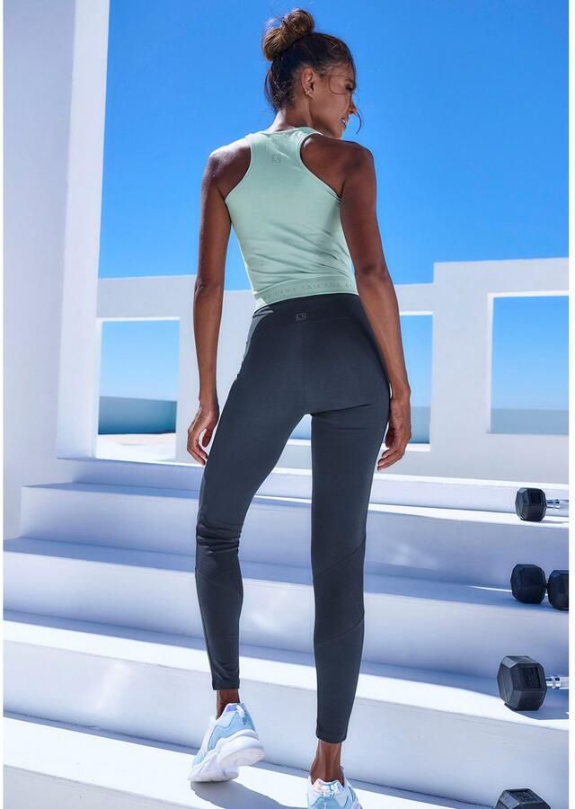 Active by Lascana Crop-top met een deelnaad