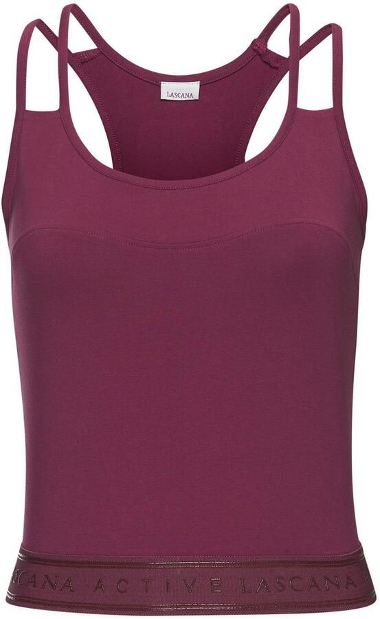 Active by Lascana Crop-top met een deelnaad - Foto 6