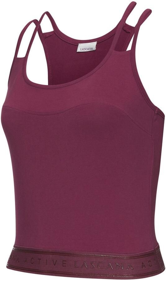 Active by Lascana Crop-top met een deelnaad - Foto 8
