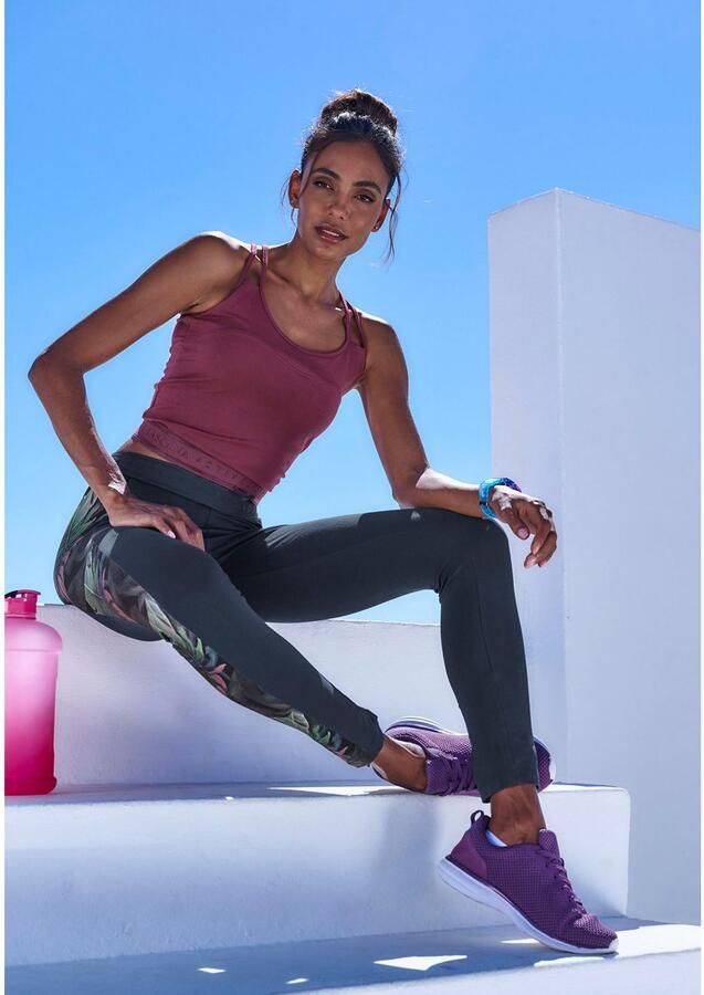 Active by Lascana Crop-top met een deelnaad - Foto 4