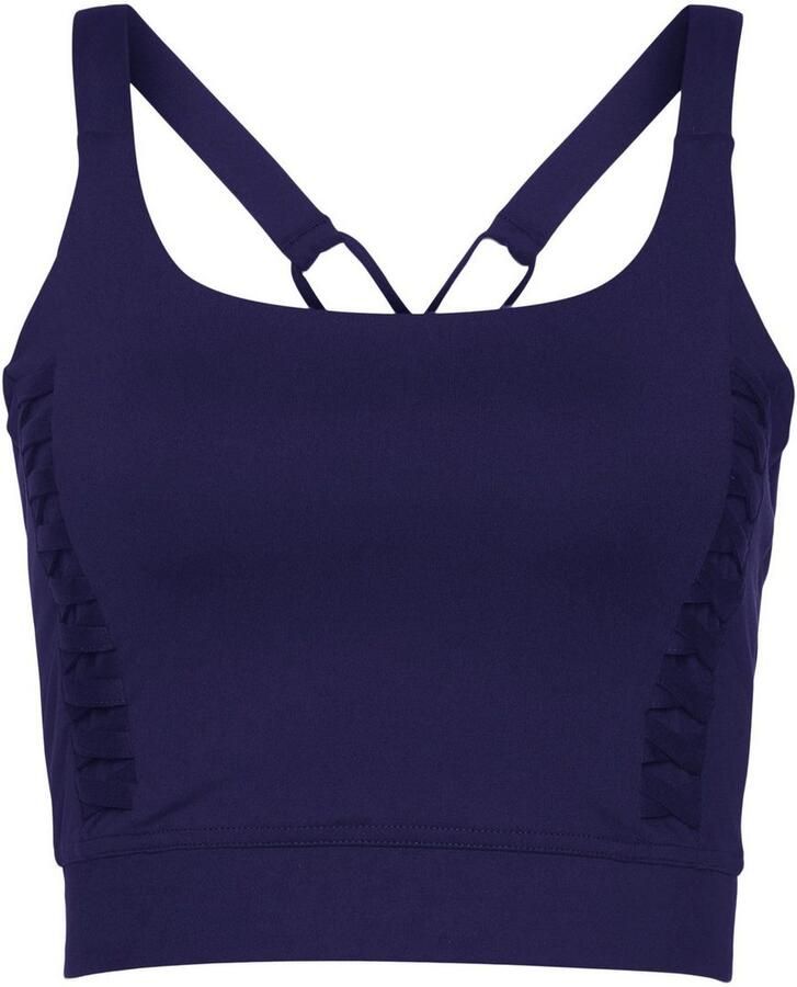 Active by Lascana Crop-top Met gekruiste bandjes Sporttop met gekruiste bandjes en ronde hals