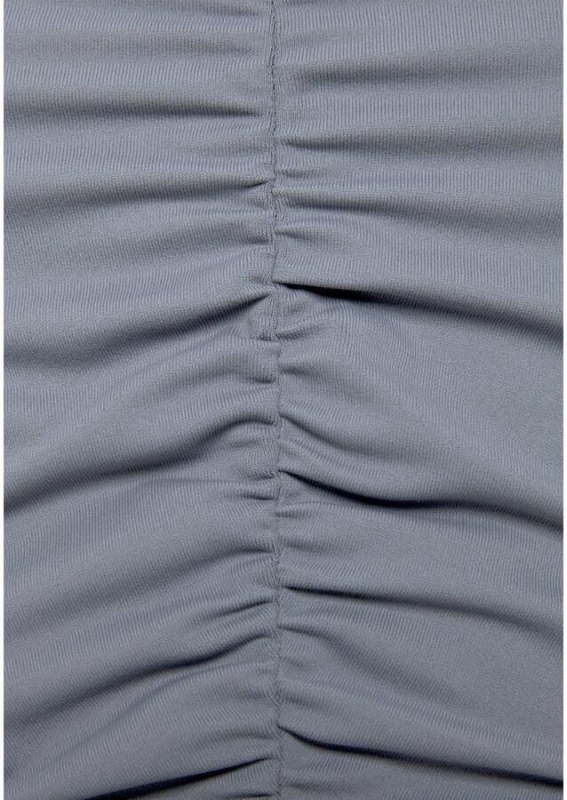 Active by Lascana Crop-top met rimpeling en mesh-inzetten - Foto 2