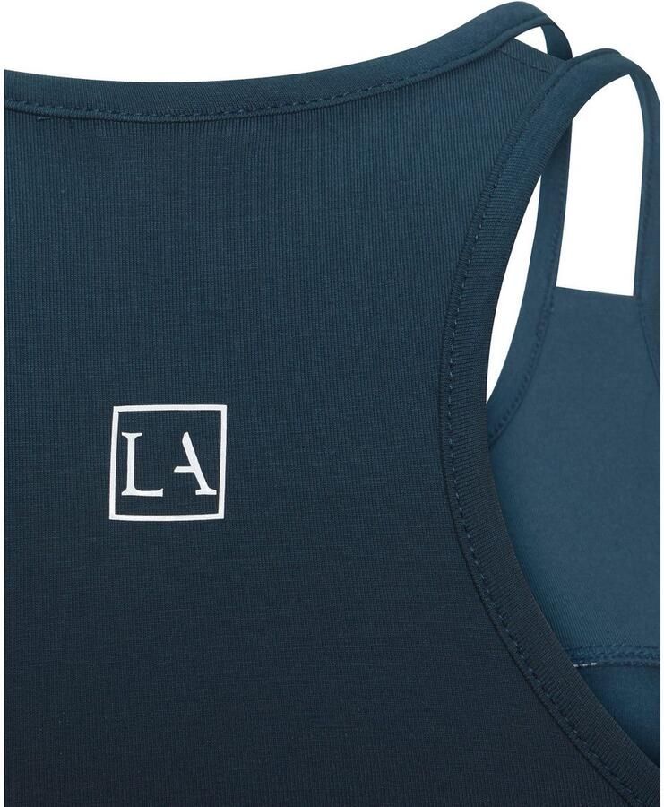 Active by Lascana Crop-top Sporttop met bloemmotief en racerback