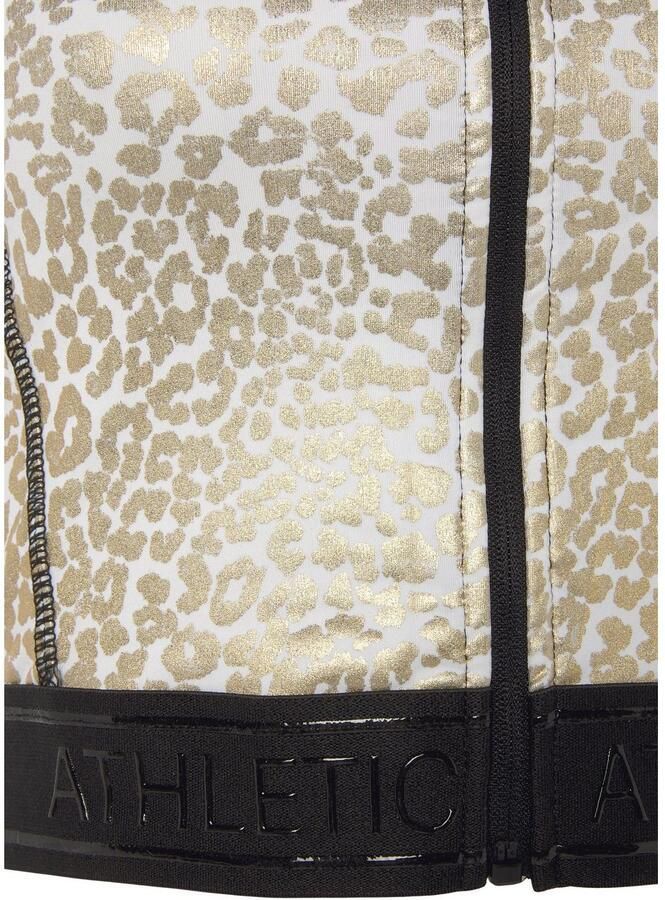 Active by Lascana Crop-top -Sporttop met glanzend dierenprint en 3D-tekst op de tailleband - Foto 2