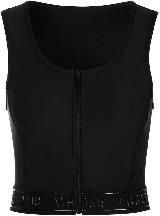 Active by Lascana Crop-top -Sporttop met ritssluiting en racerback