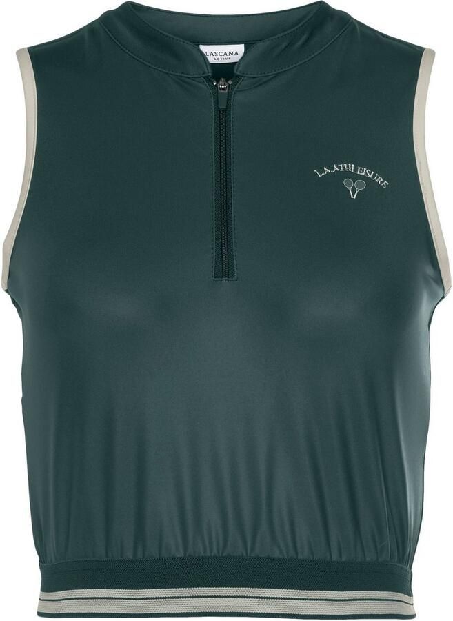 Active by Lascana Crop-top Tennis Sporttop met rits