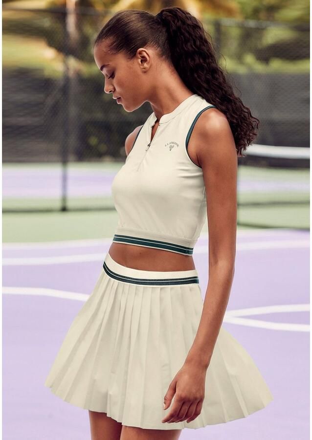 Active by Lascana Crop-top Tennis Sporttop met rits - Foto 3