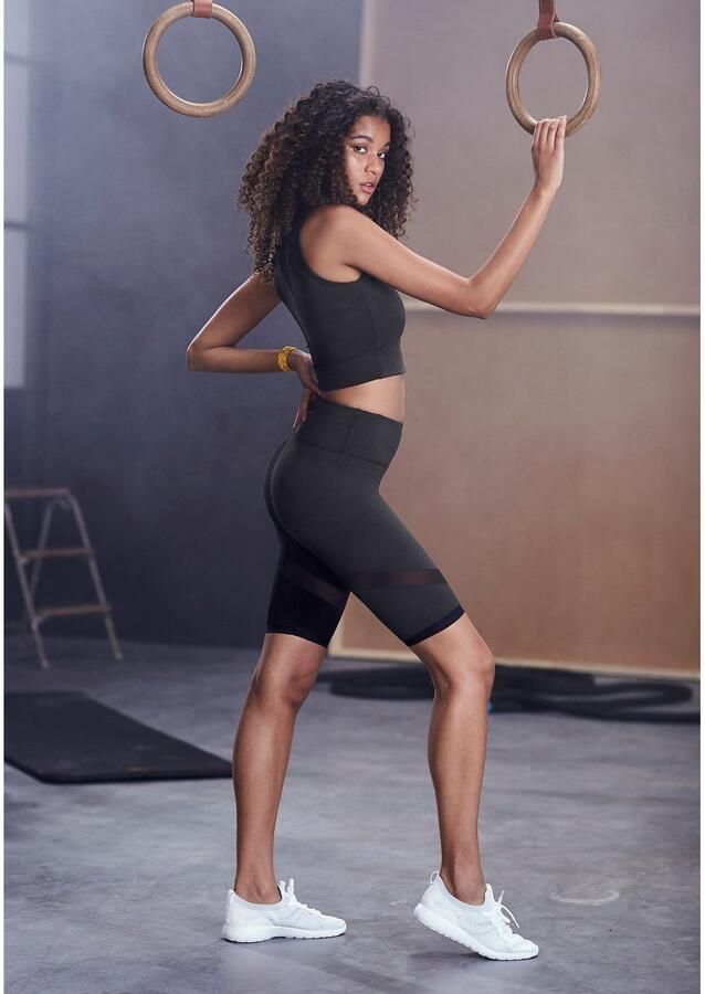 Active by Lascana Fietsbroekje Mesh-inzetten