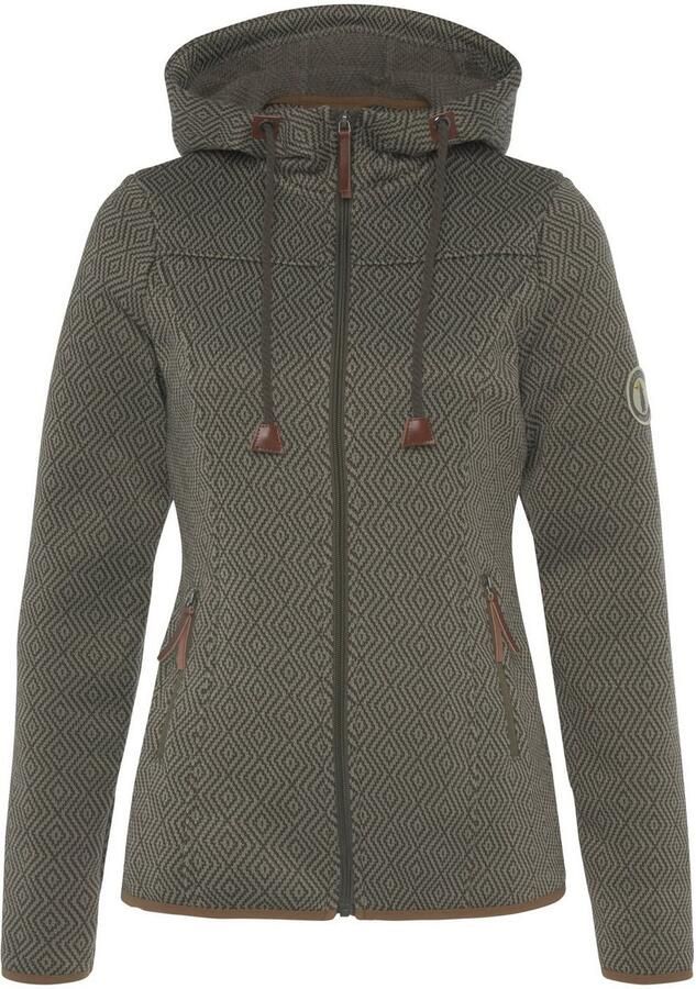 Active by Lascana Fleecejack Trekking jas met capuchon - Foto 6