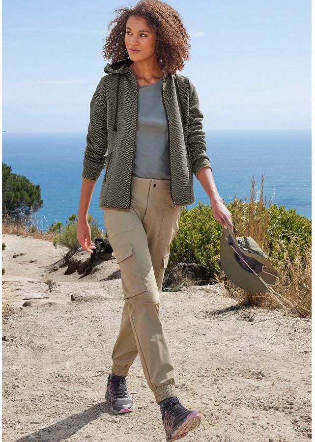 Active by Lascana Fleecejack Trekking jas met capuchon - Foto 2