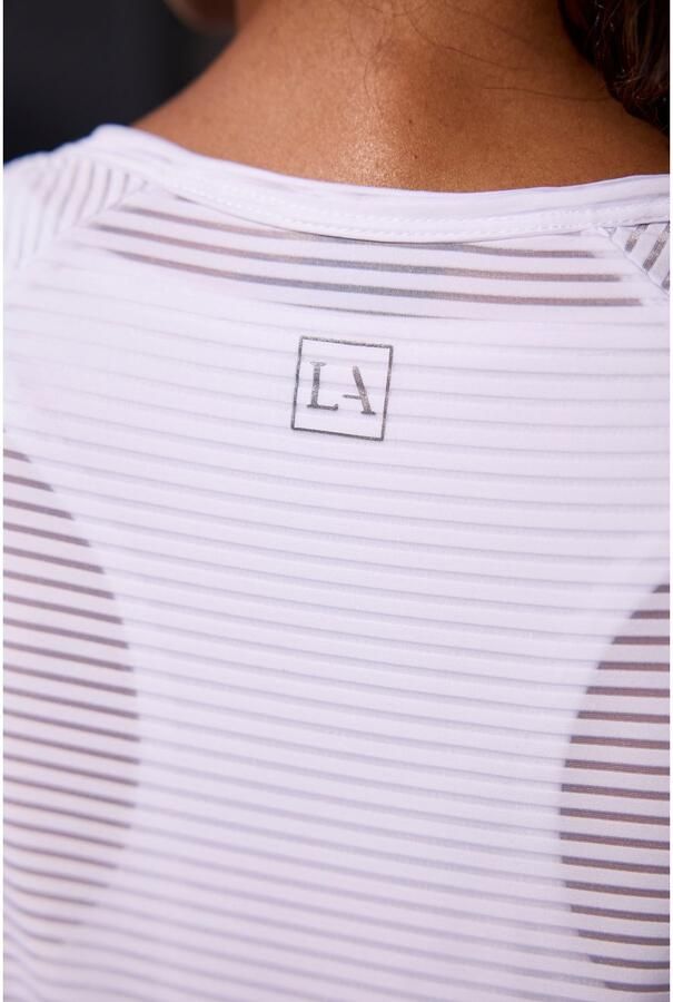 Active by Lascana Functioneel shirt Digital Mauve 2-in-1 t-shirt in laagjesdesign - Foto 3