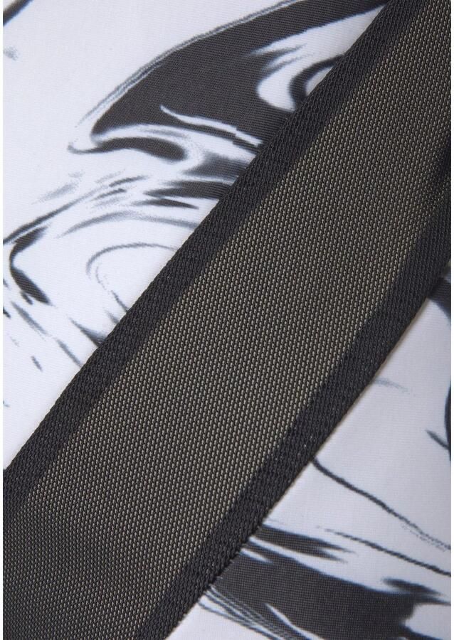 Active by Lascana Functioneel shirt Marble met gekruiste bandjes en mesh-inzetstukken - Foto 2