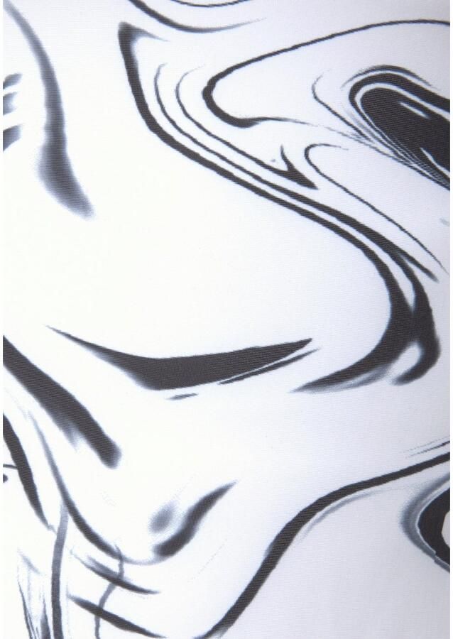 Active by Lascana Functioneel shirt Marble met gekruiste bandjes en mesh-inzetstukken - Foto 3