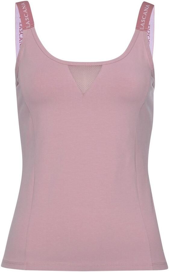 Active by Lascana Functioneel shirt met beschreven bandjes en meshinzet - Foto 7