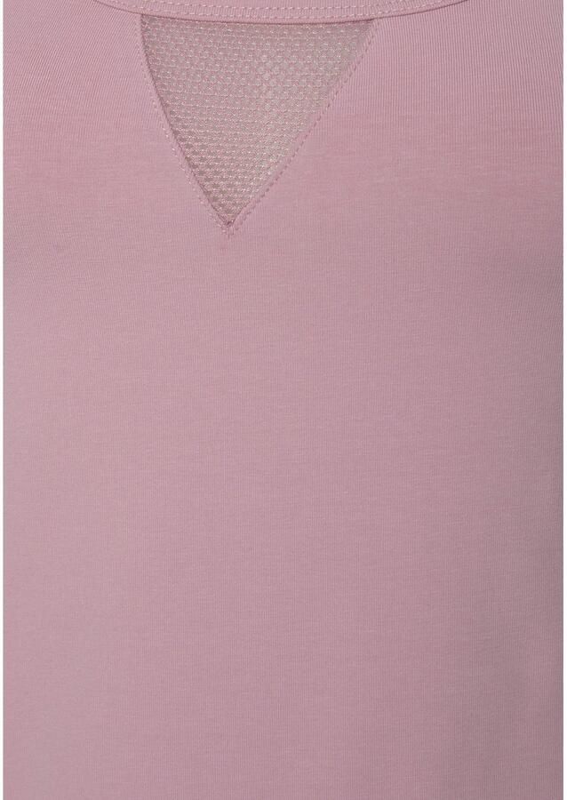 Active by Lascana Functioneel shirt met beschreven bandjes en meshinzet - Foto 1