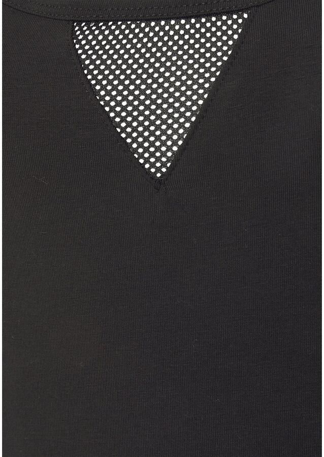 Active by Lascana Functioneel shirt met beschreven bandjes en meshinzet - Foto 3